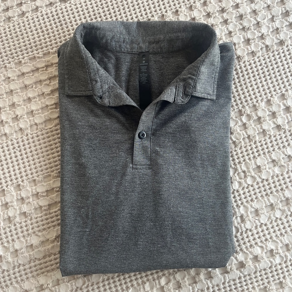 Mens Lululemon Evolution Short Sleeve Polo Shirt